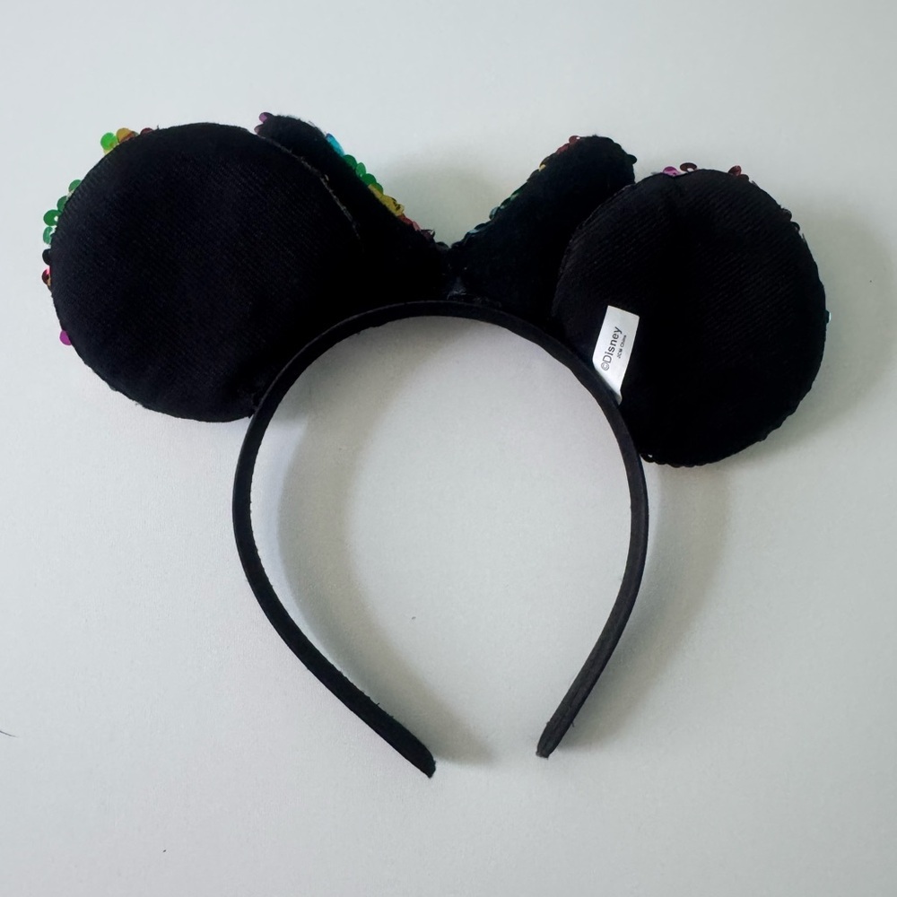 Disney Sequined Minnie Mouse Ears Headband - Picture 6 of 6
